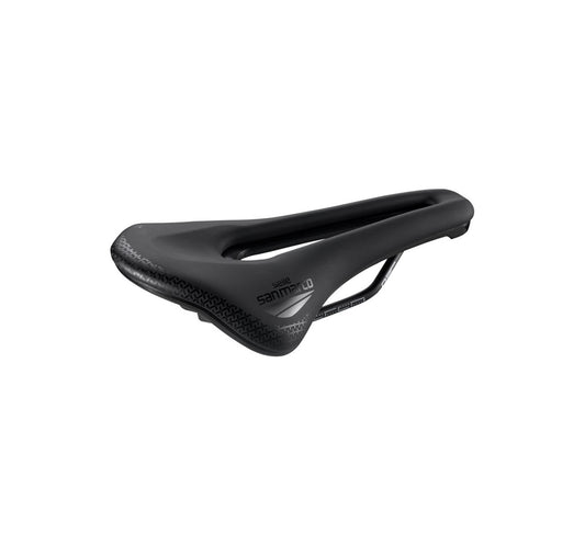 Saddle SAN MARCO SHORTFIT 2.0 COMFORT OPEN-FIT DYNAMIC L3 Width 155mm Aluminum Rails Black