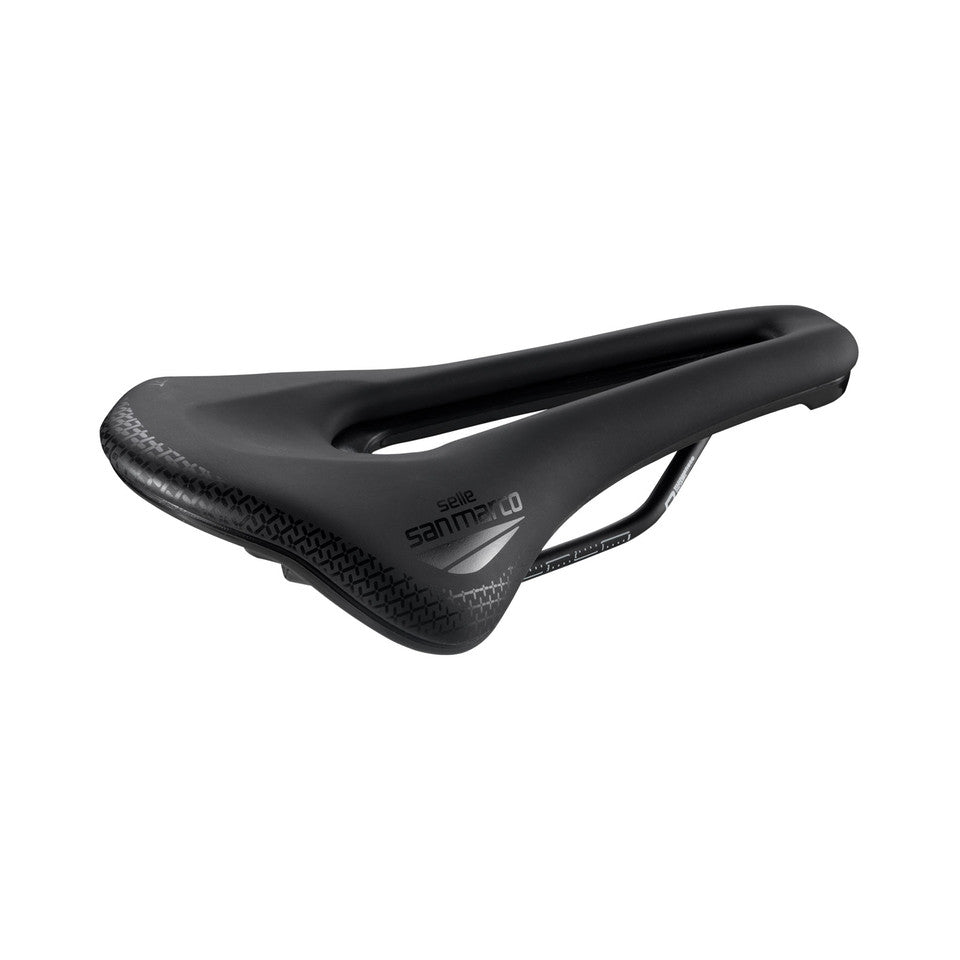 Saddle SAN MARCO SHORTFIT 2.0 COMFORT OPEN-FIT DYNAMIC S3 Width 140mm Rails Manganese