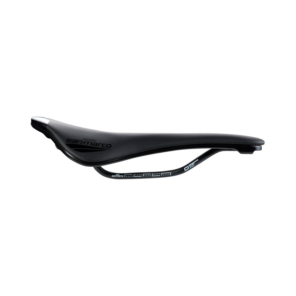 Saddle SAN MARCO SHORTFIT 2.0 OPEN-FIT DYNAMIC S3 Width 140mm Rails Manganese