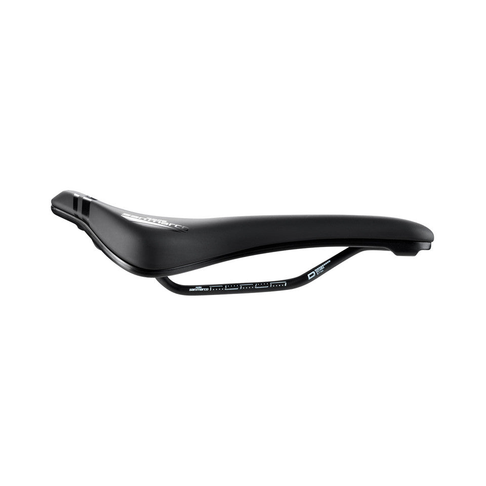 Saddle SAN MARCO GROUND SHORT OPEN-FIT DYNAMIC 155mm Black