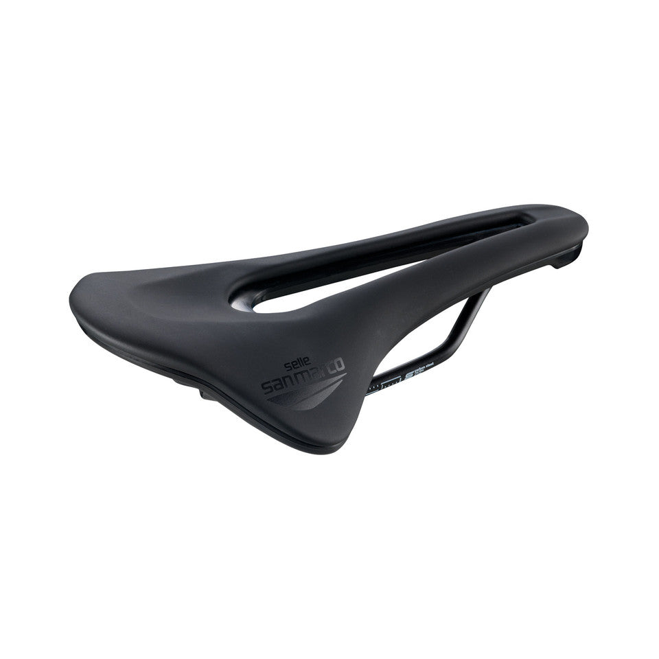 Saddle SAN MARCO SHORTFIT 2.0 OPEN-FIT SPORT L3 Width 155mm Composite Rails