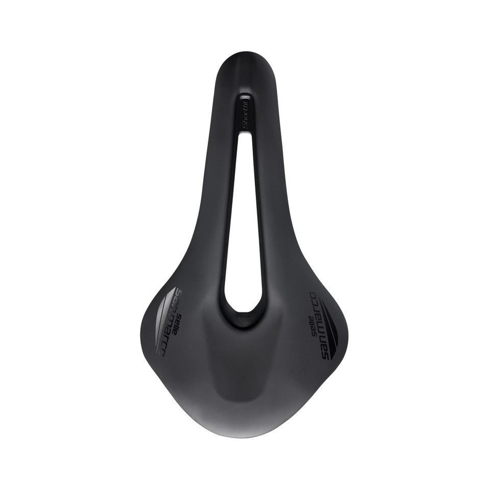 Saddle SAN MARCO SHORTFIT 2.0 OPEN-FIT SPORT S3 Width 140mm Composite Rails