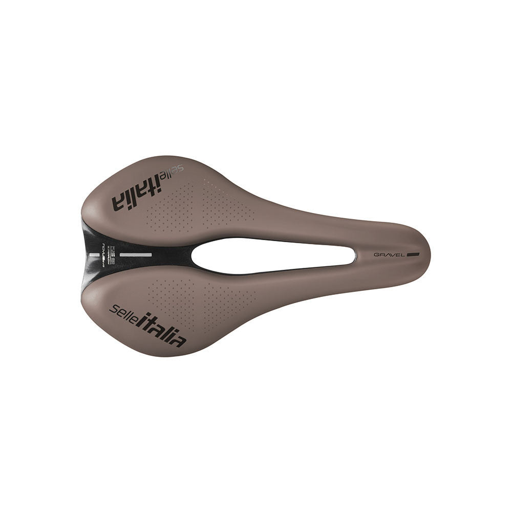 Saddle Saddle ITALIA NOVUS BOOST EVO GRAVEL SUPERFLOW TM L Rails Manganese Brown