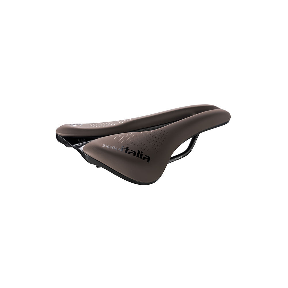 Saddle Saddle ITALIA NOVUS BOOST EVO GRAVEL SUPERFLOW TM L Rails Manganese Brown