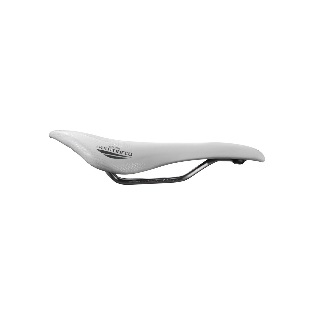 Saddle SAN MARCO ALLROAD SUPERCONFORT OPEN-FIT RACING L3 Width 146mm Steel Rails Xsilite Grey/White