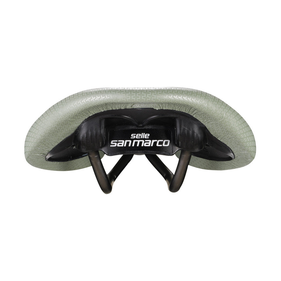 Saddle SAN MARCO ALLROAD SUPERCONFORT OPEN-FIT RACING L3 Width 146mm Steel Rails Xsilite Beige