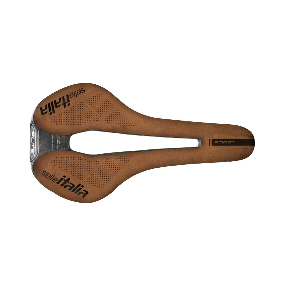 Saddle Saddle ITALIA NOVUS EVO BOOST SUPERFLOW L Brown Carbon Rails