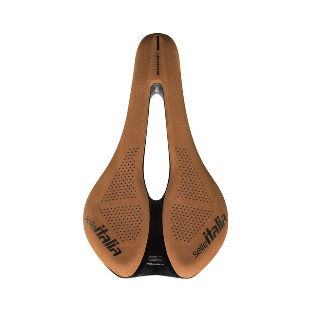 Saddle Saddle ITALIA NOVUS EVO BOOST SUPERFLOW L Brown Carbon Rails