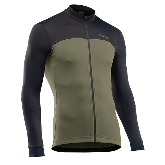 NORTHWAVE FORCE 2 Long Sleeve Jersey Black/Khaki