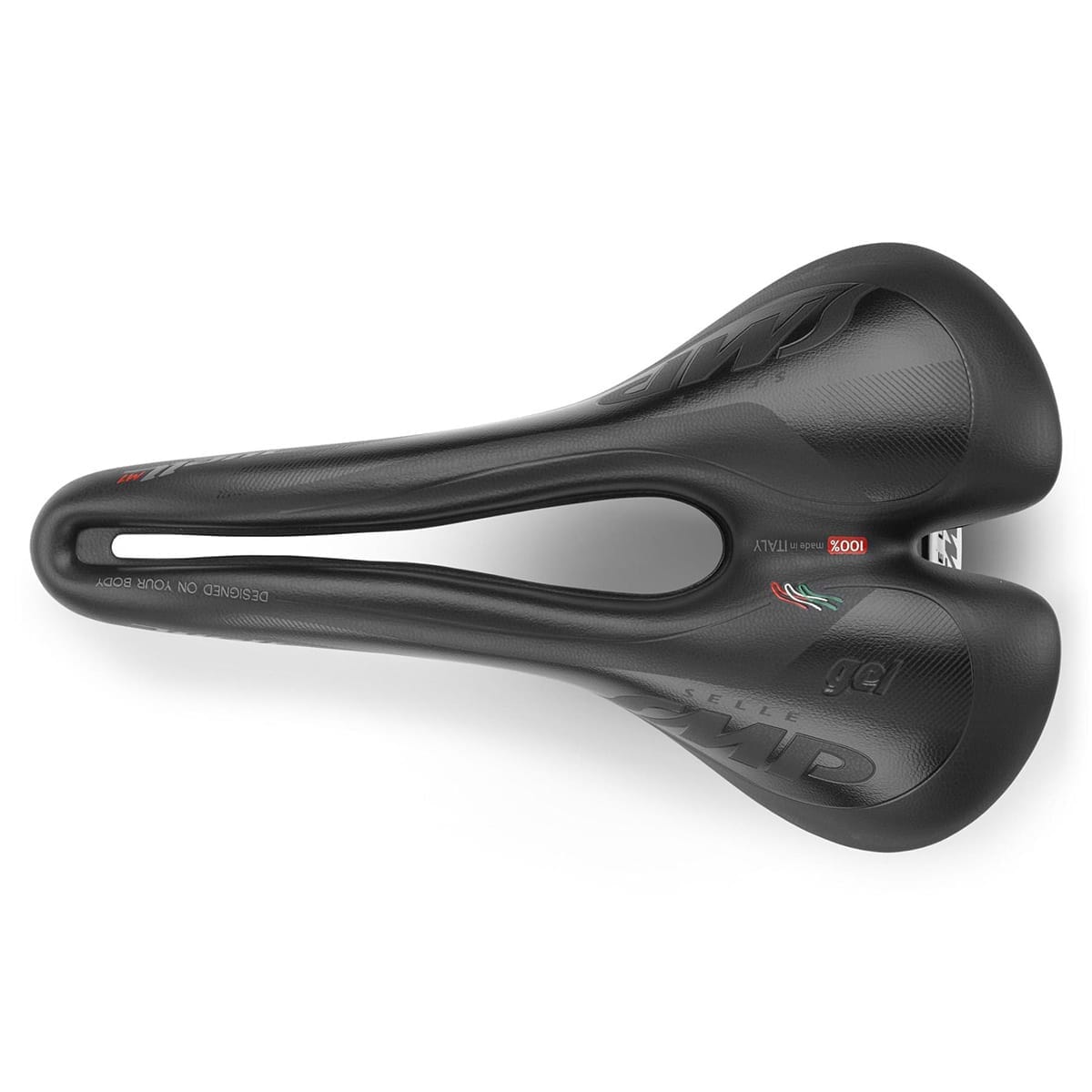 Selle SMP WELL M1 GEL largeur 163mm rails acier