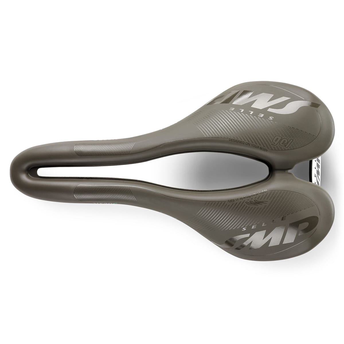 Saddle SMP VT20C GEL Width 144mm Carbon Rails Brown