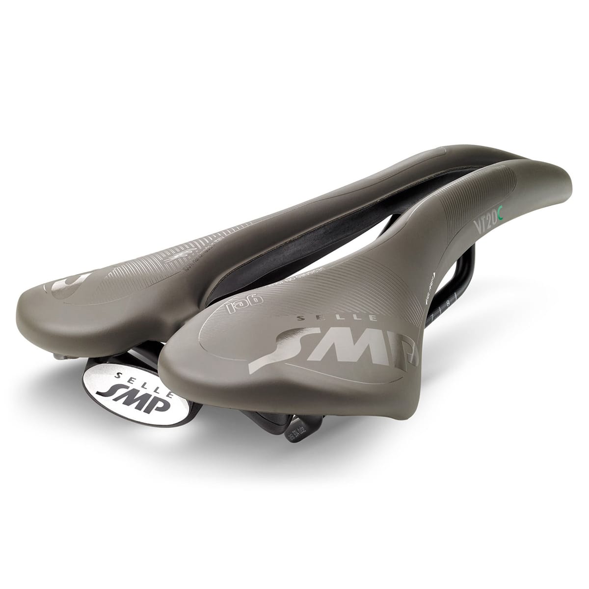 Saddle SMP VT20C GEL Width 144mm Carbon Rails Brown