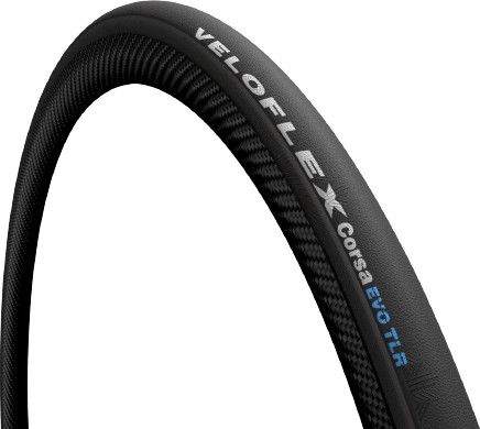 VELOFLEX CORSA EVO TLR 700x25 Tubeless Ready Tire Black