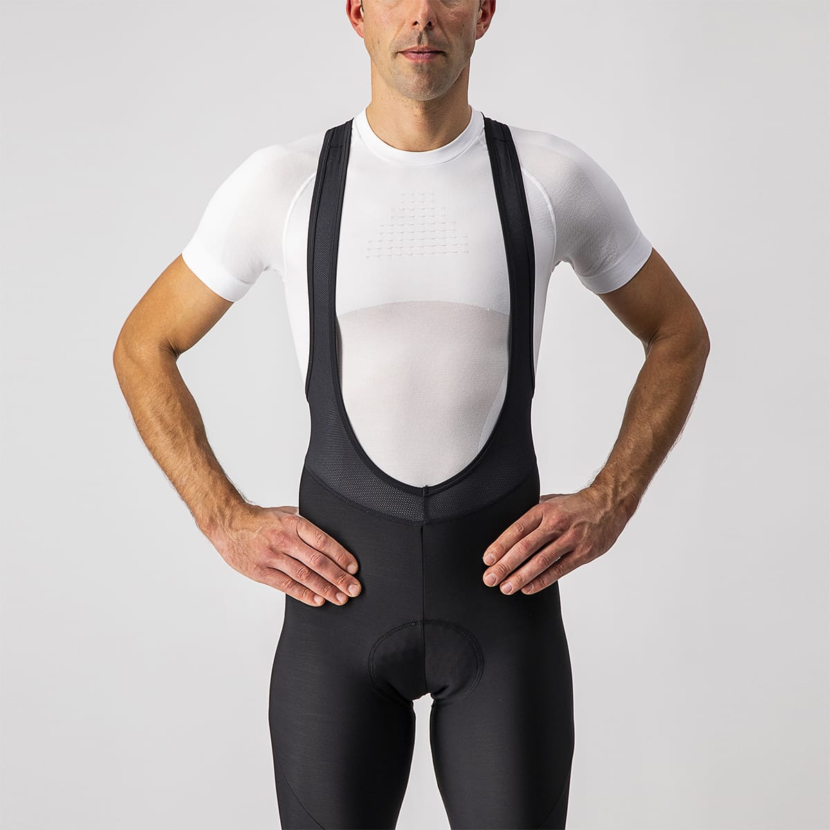 CASTELLI ENTRATA Long Bib Shorts Black