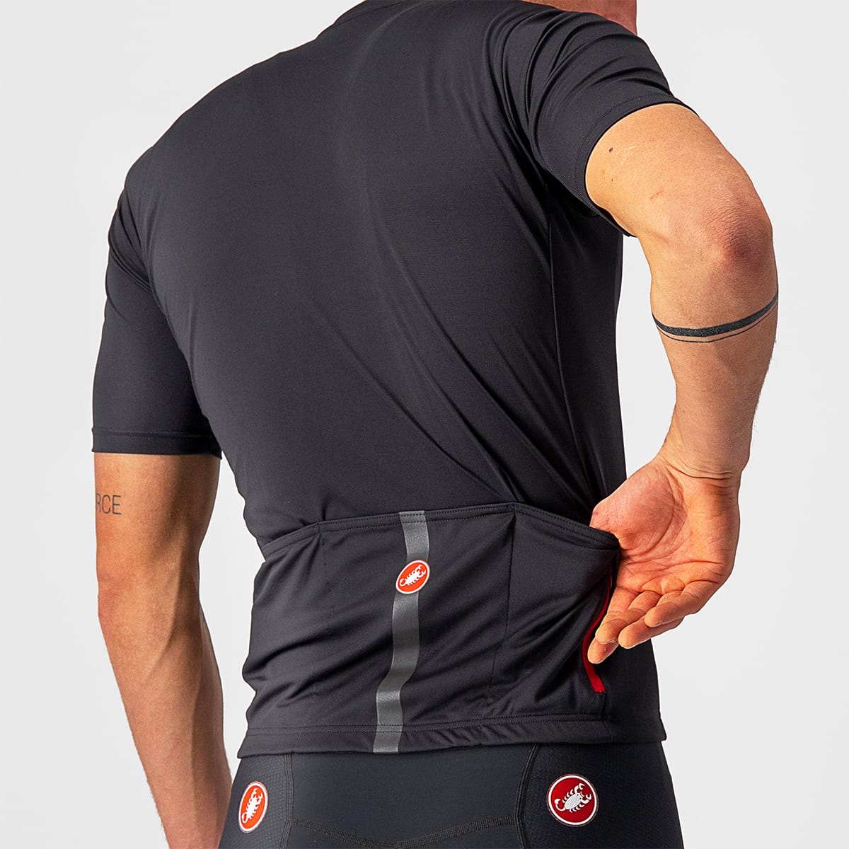 CASTELLI CLASSIFICA Short Sleeve Jersey Black