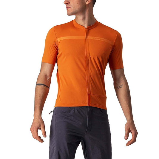 Maillot CASTELLI  UNLIMITED ALLROAD Manches Courtes Orange