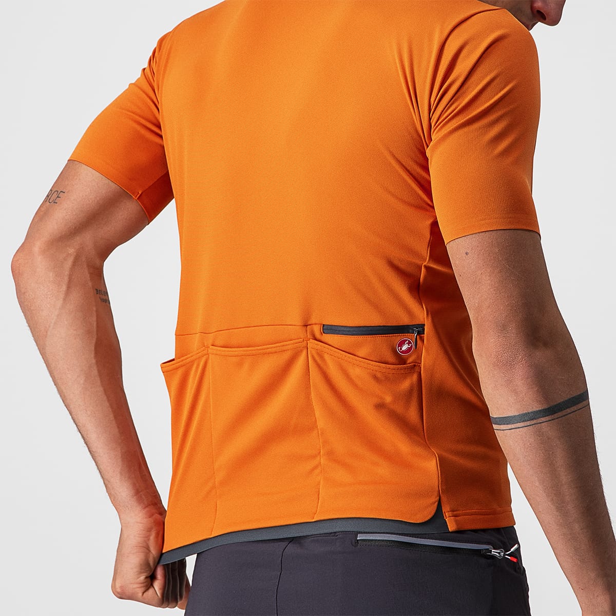 CASTELLI UNLIMITED ALLROAD Short Sleeve Jersey Orange