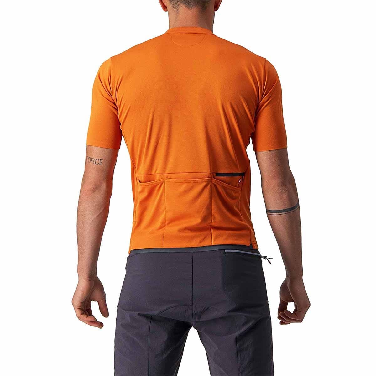 Maillot CASTELLI  UNLIMITED ALLROAD Manches Courtes Orange