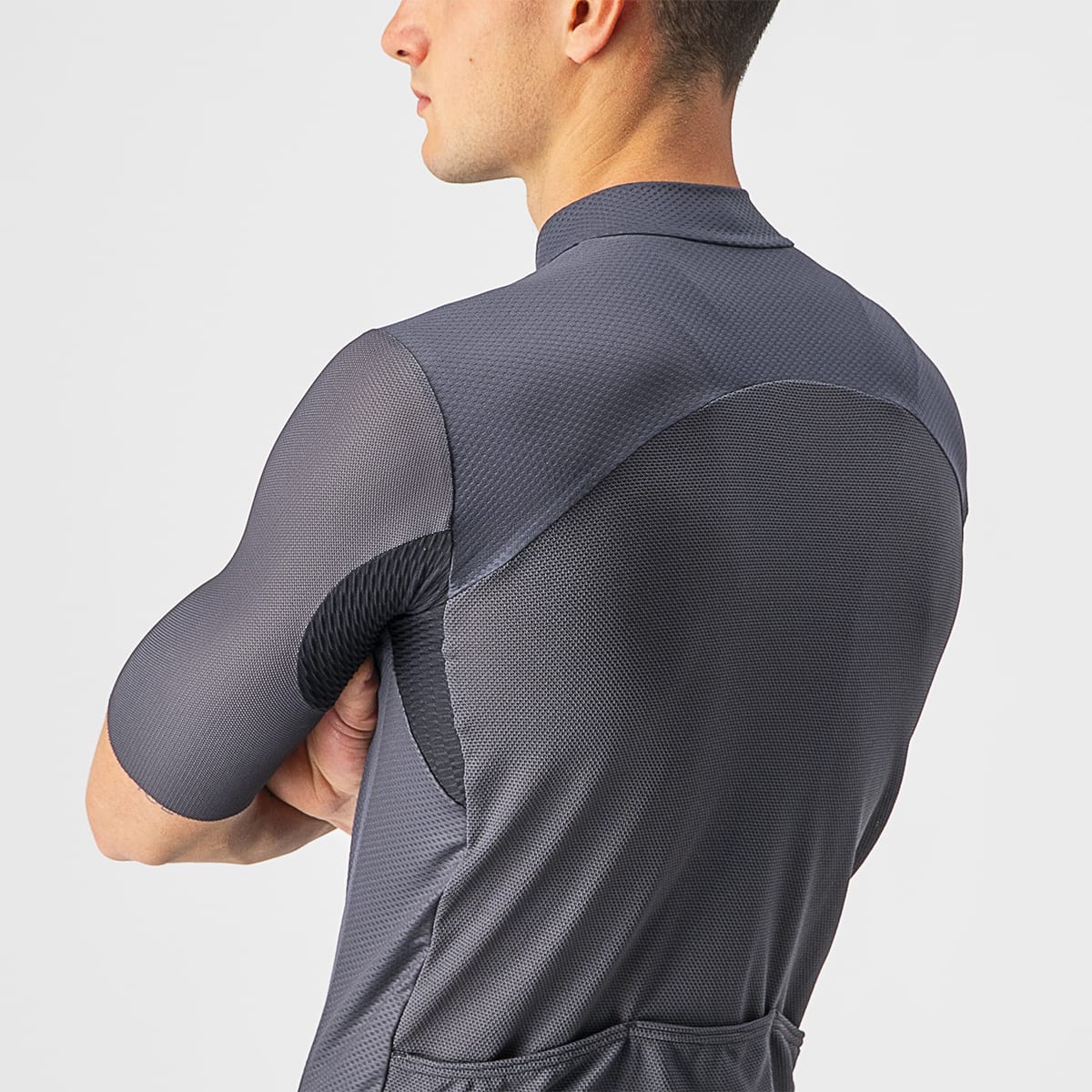 CASTELLI ENDURANCE ELITE Short Sleeve Jersey Grey