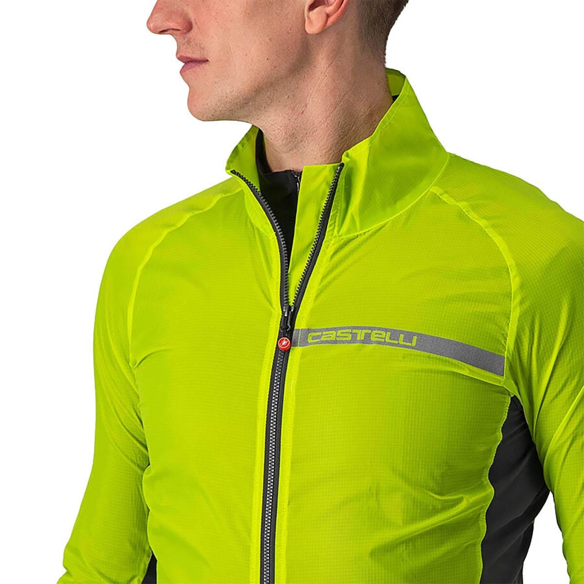 Veste CASTELLI SQUADRA STRETCH Jaune/Gris