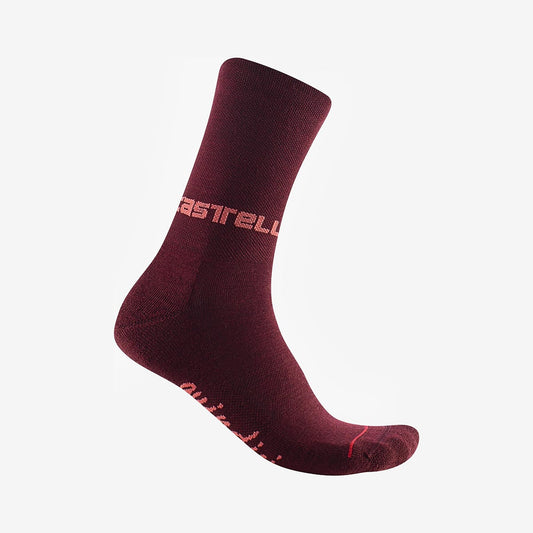 CASTELLI QUINDICI SOFT MERINO Women's Socks Bordeaux