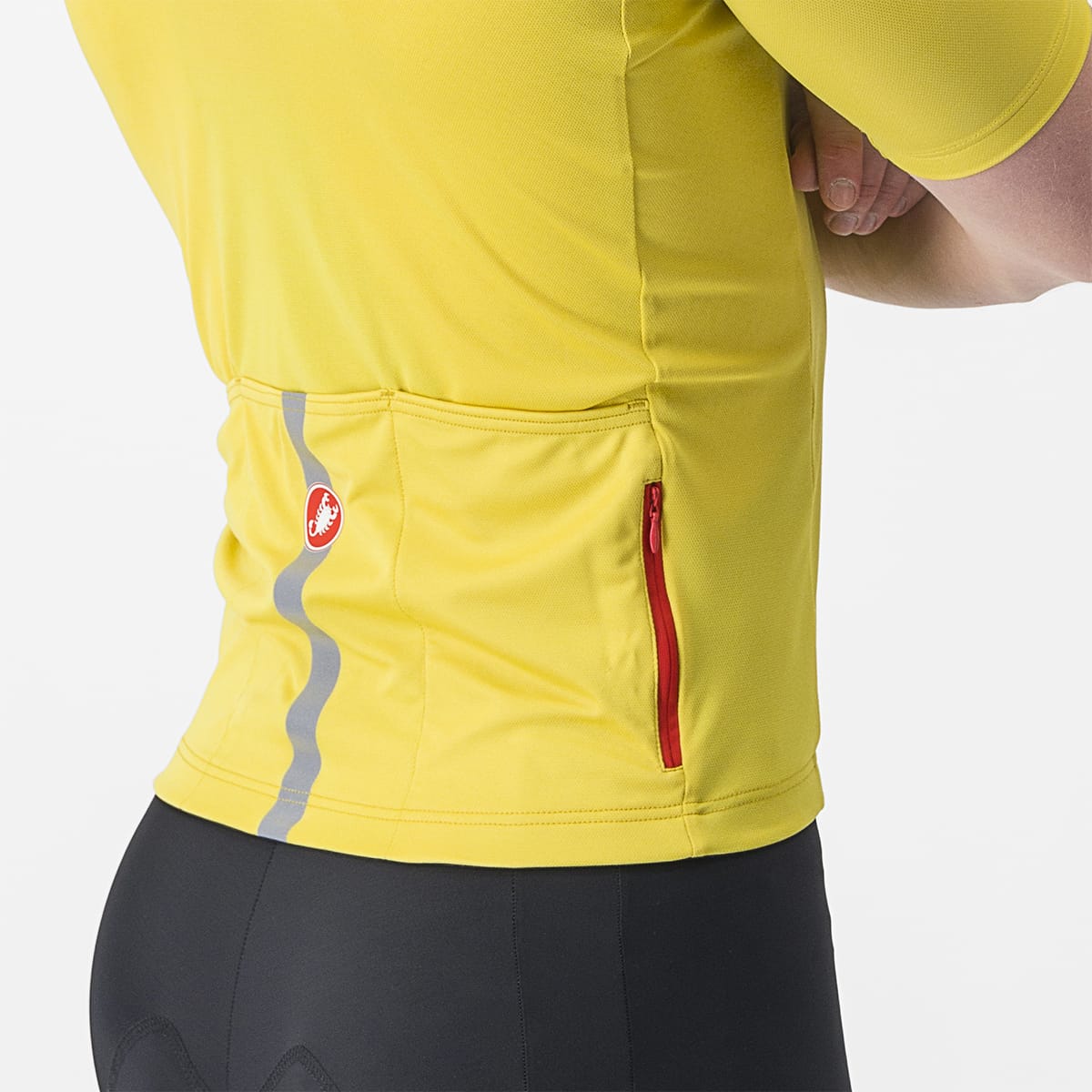 CASTELLI CLASSIFICA Short Sleeve Jersey Yellow