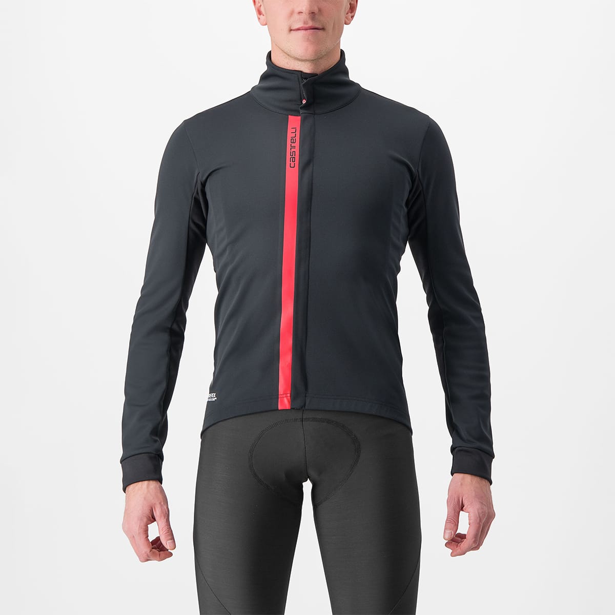 CASTELLI ENTRATA Jacket Black/Red