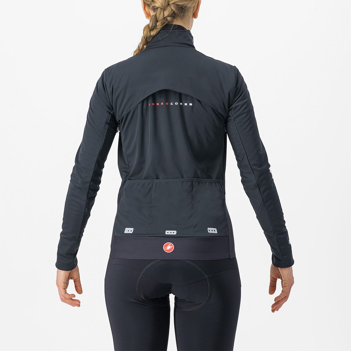 CASTELLI ALPHA DOPPIO ROS Women's Jacket Black/Grey