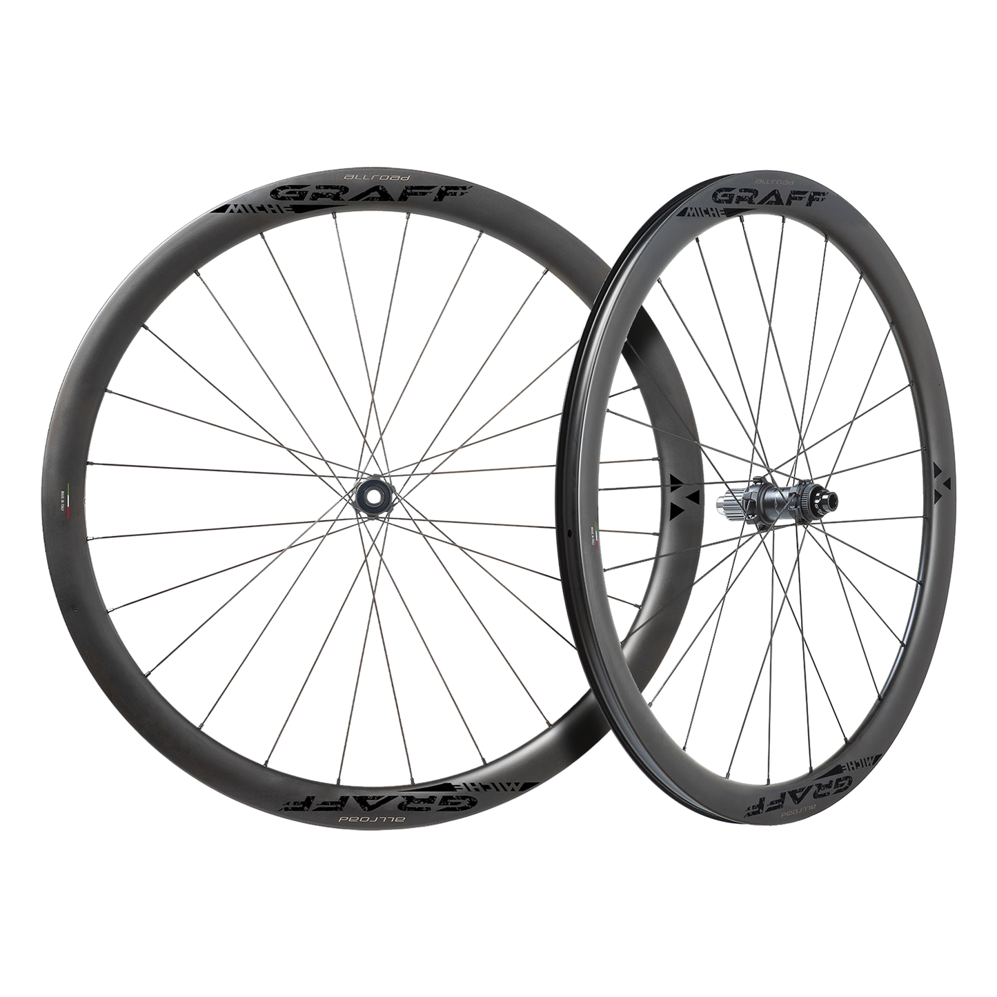 Pair of MICHE GRAFF ALL ROAD DISC Tubeless Ready Wheels (Center Lock)