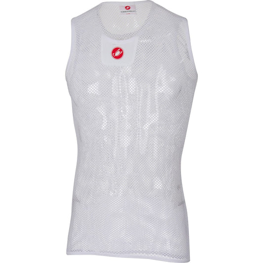 Sous-Vêtement Technique CASTELLI CORE MESH 3 Sans Manches Blanc