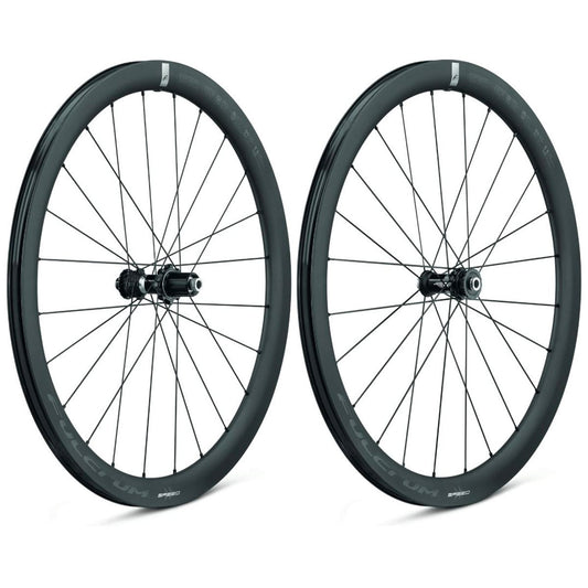 Pair of FULCRUM SPEED 42 2-WAY FIT C23 DISC Wheels with Tires (Center Lock)