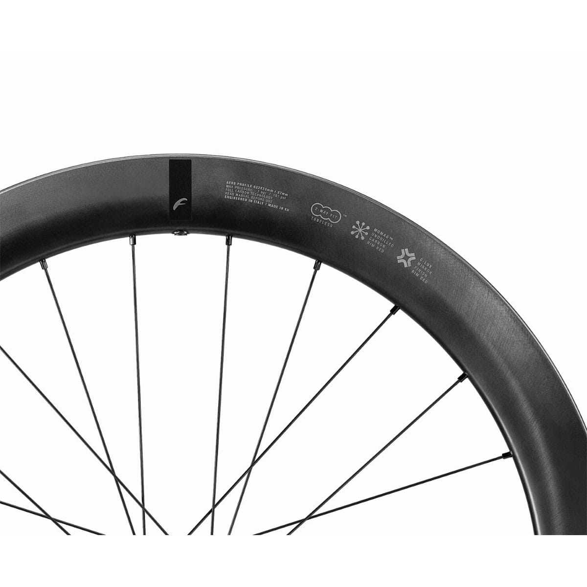 Pair of FULCRUM WIND 57 Tubeless Ready Wheels (Center Lock)