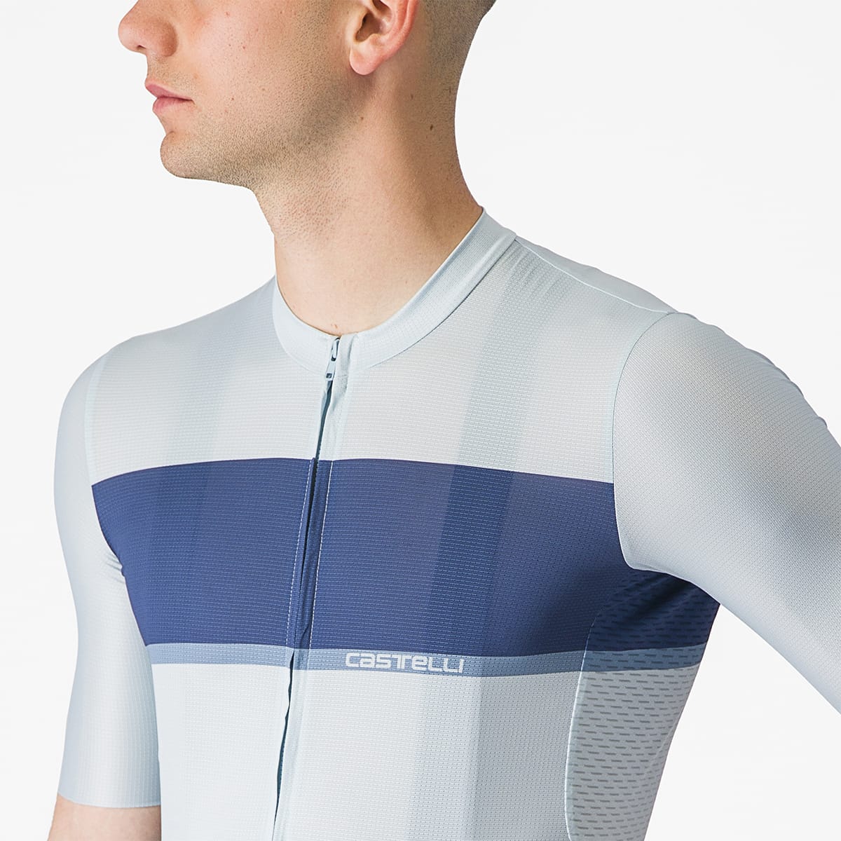 CASTELLI TRADIZIONE Short Sleeve Jersey Blue