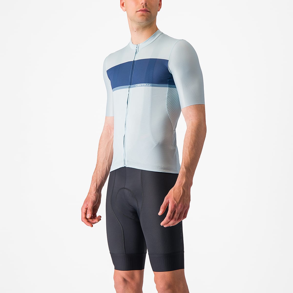 CASTELLI TRADIZIONE Short Sleeve Jersey Blue