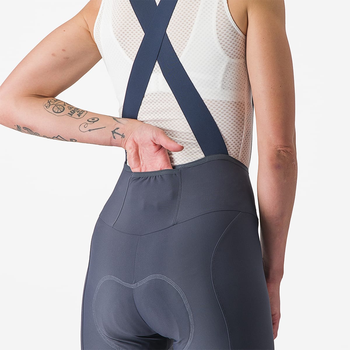 CASTELLI ESPRESSO DT Women's Blue Bib Tight