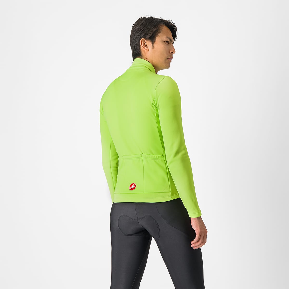 CASTELLI ENTRATA THERMAL Long Sleeve Jersey Yellow/Grey