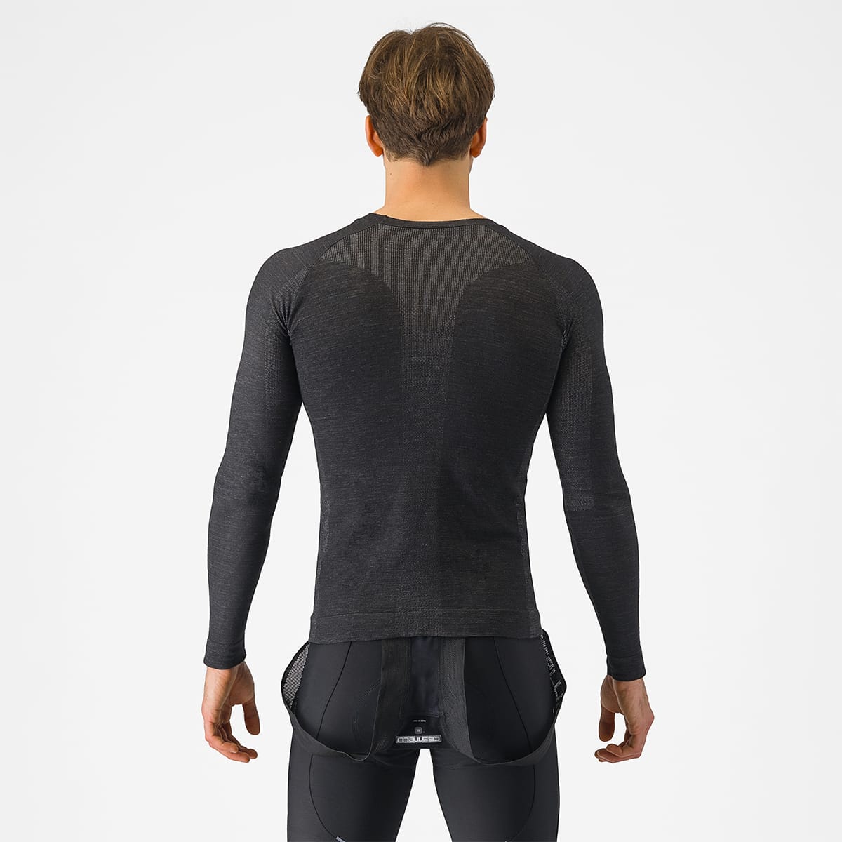 CASTELLI MERINO SEAMLESS Long Sleeve Underwear Black