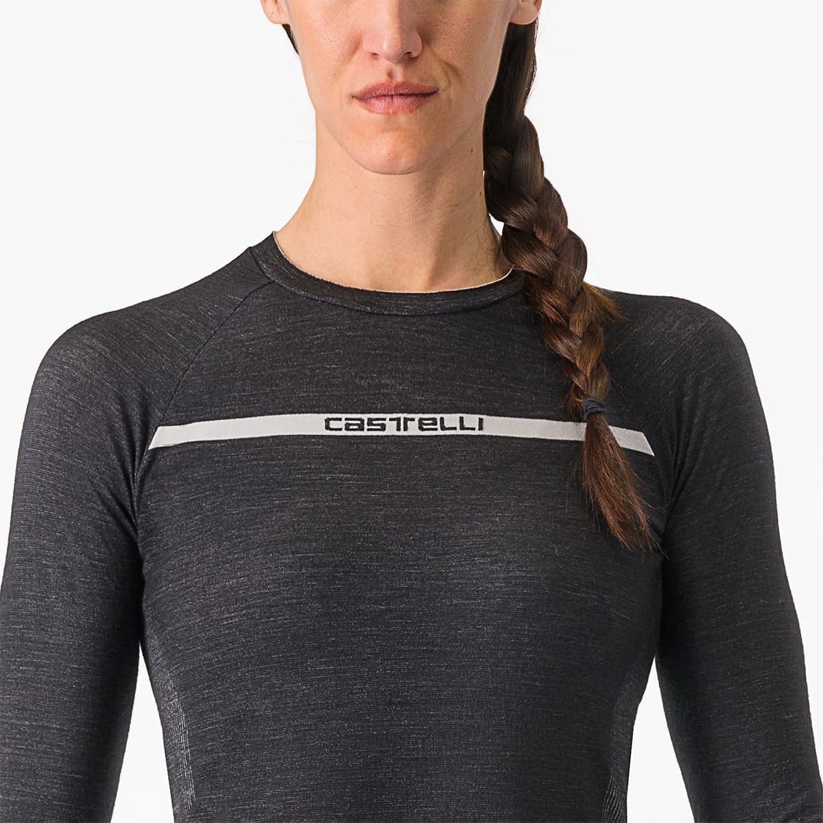 CASTELLI MERINO SEAMLESS Women's Long Sleeve Underwear Black