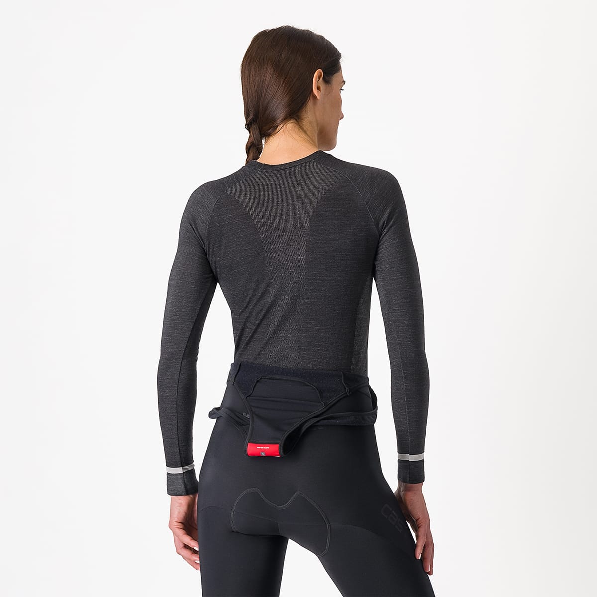 CASTELLI MERINO SEAMLESS Women's Long Sleeve Underwear Black