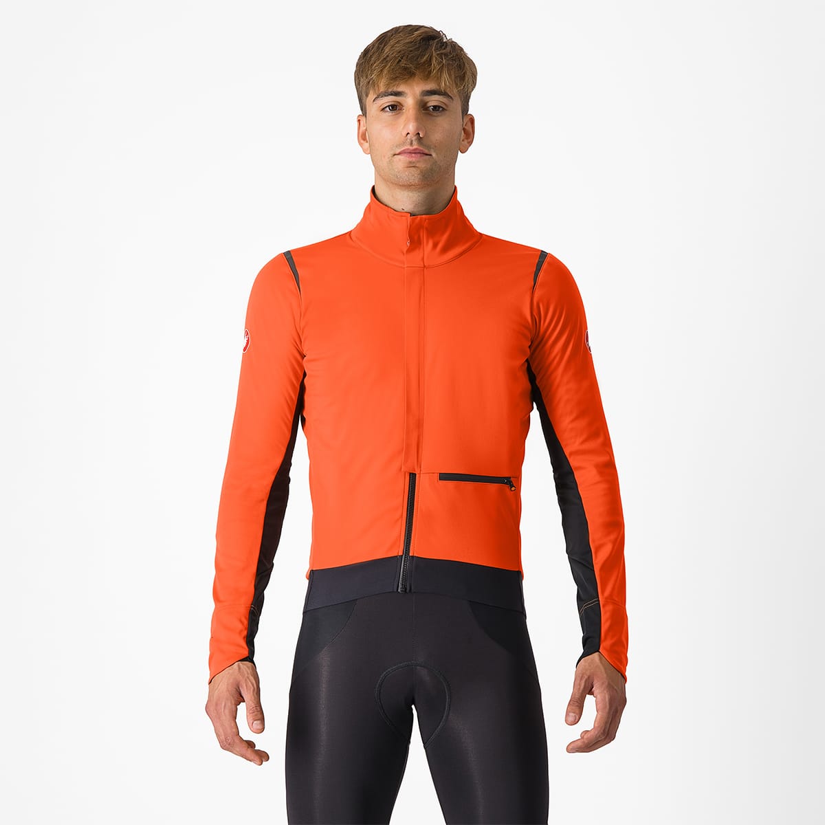 CASTELLI ALPHA DOPPIO ROS Orange Jacket