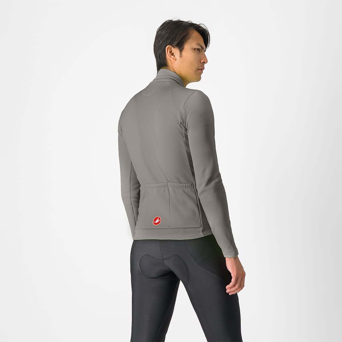 CASTELLI ENTRATA THERMAL Long Sleeve Jersey Grey