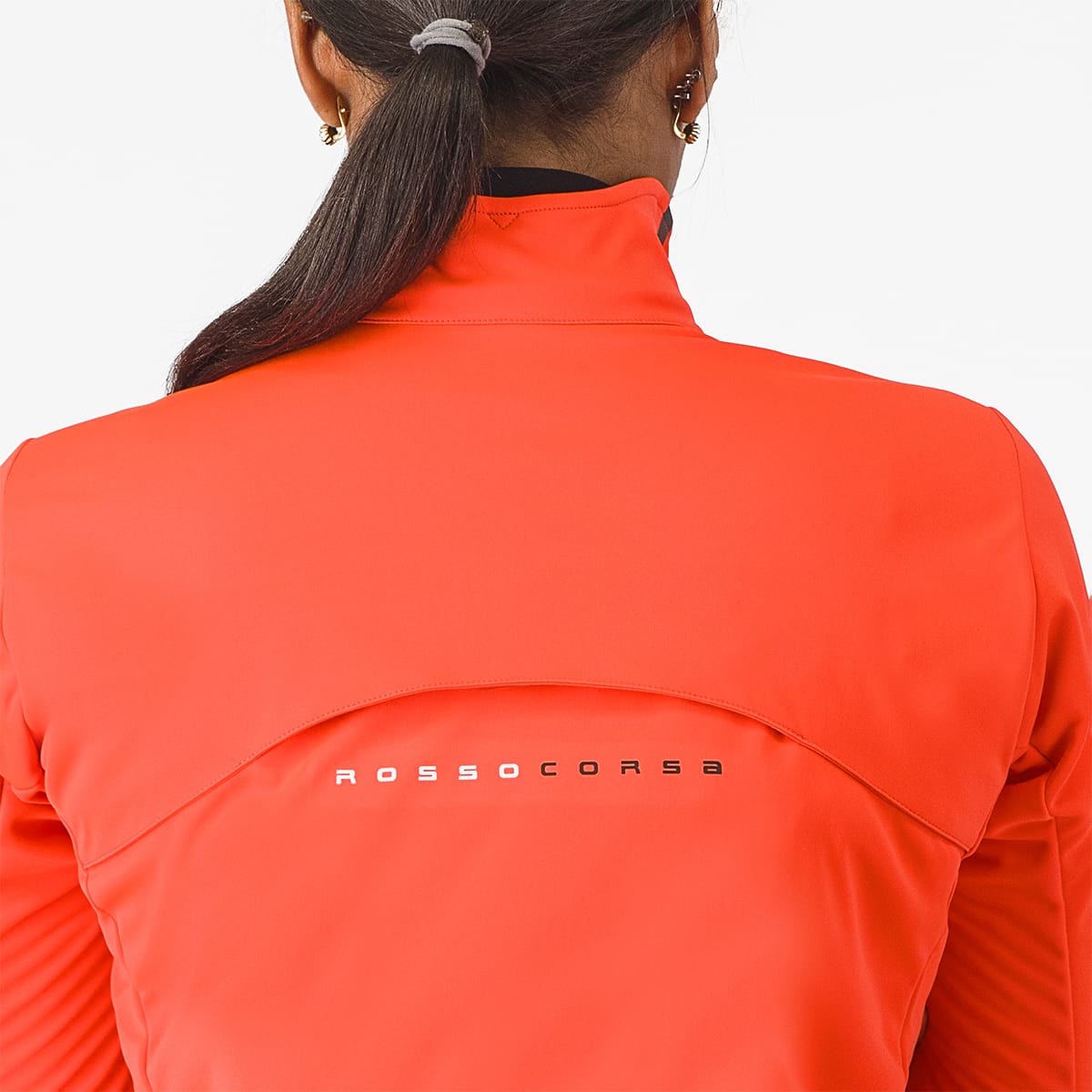 CASTELLI ALPHA DOPPIO ROS Women's Jacket Coral/Black