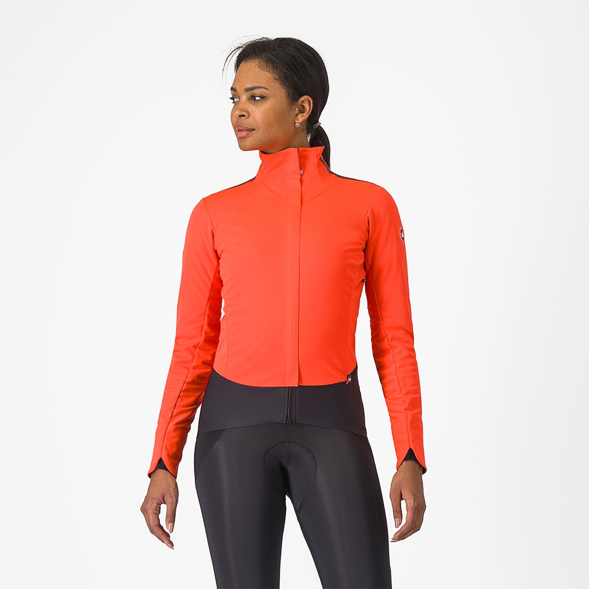 CASTELLI ALPHA DOPPIO ROS Women's Jacket Coral/Black