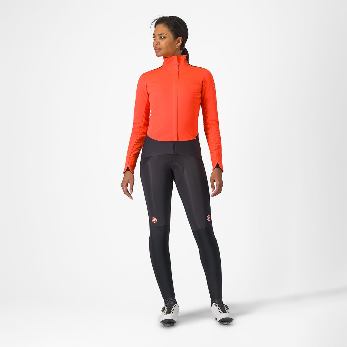 CASTELLI ALPHA DOPPIO ROS Women's Pink/Black Jacket