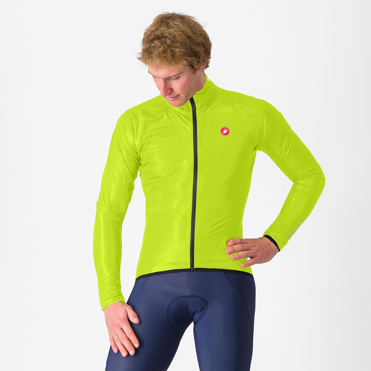 CASTELLI SQUALL SHELL Jacket Yellow/Black