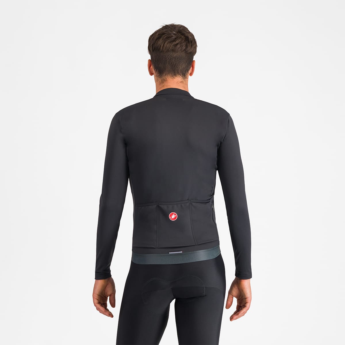 CASTELLI ESPRESSO THERMAL Long Sleeve Jersey Black