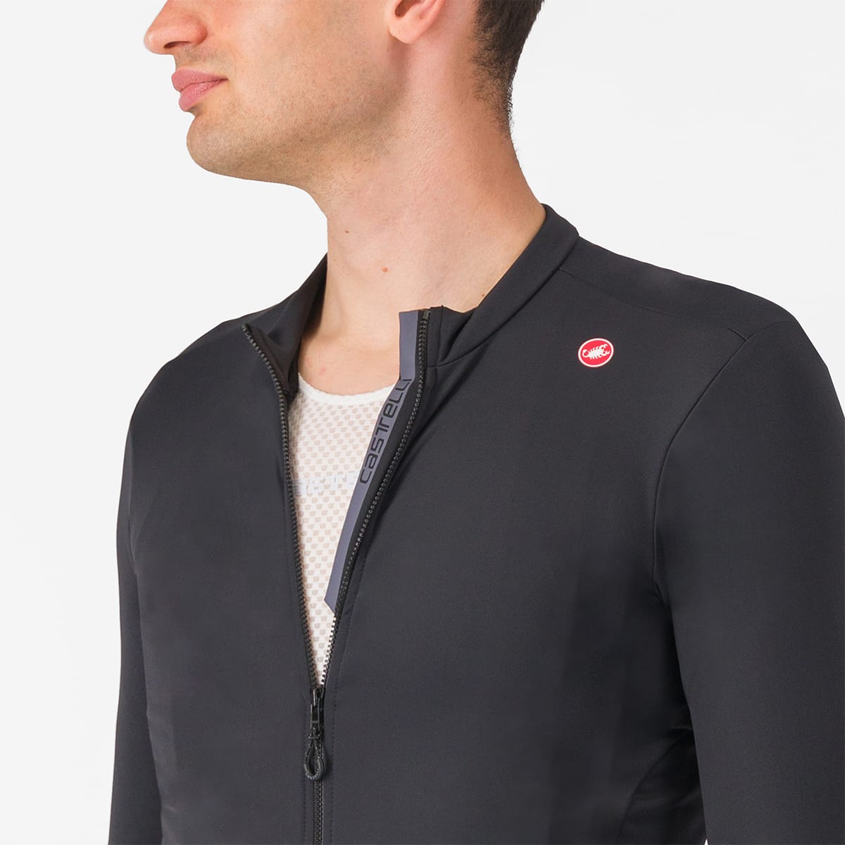 CASTELLI ESPRESSO THERMAL Long Sleeve Jersey Black