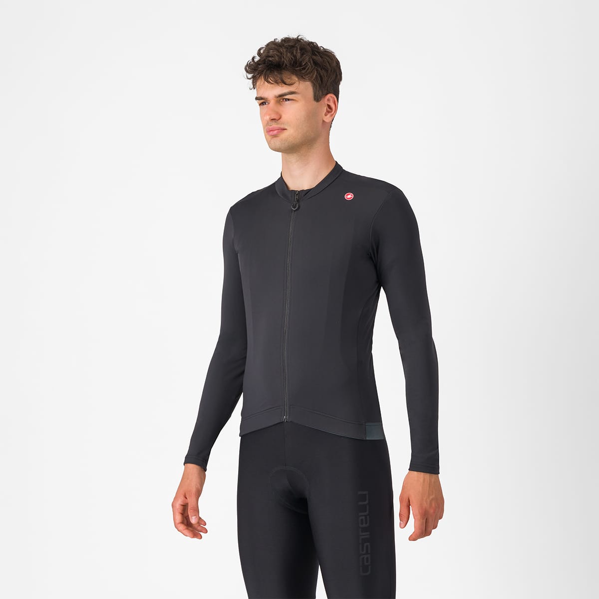 CASTELLI ESPRESSO THERMAL Long Sleeve Jersey Black