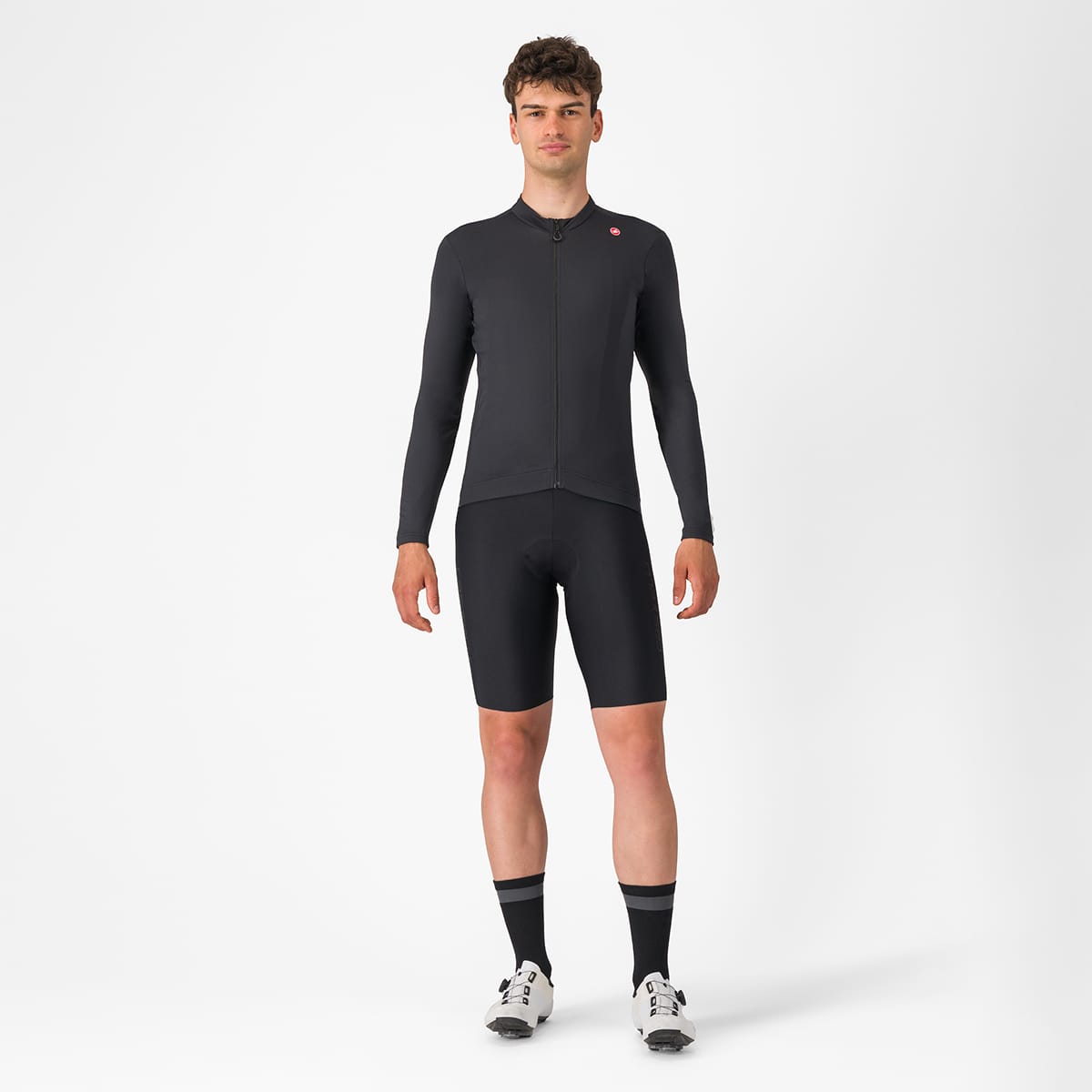 CASTELLI ESPRESSO THERMAL Long Sleeve Jersey Black