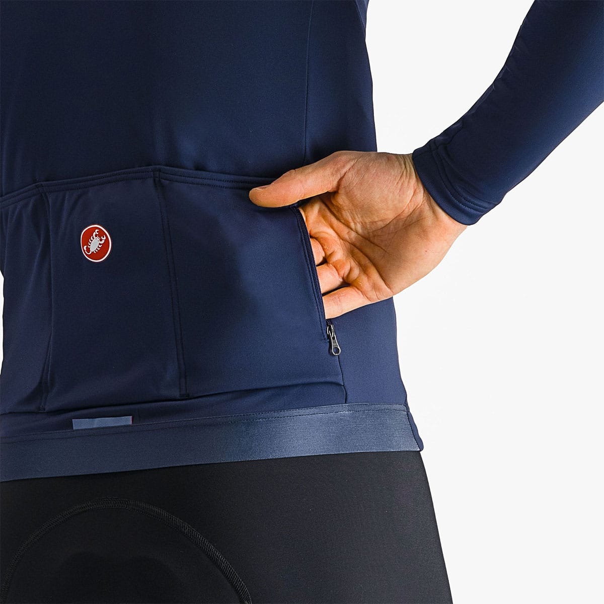 CASTELLI ESPRESSO THERMAL Long Sleeve Jersey Blue